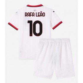 AC Milan Rafael Leao #10 Borte skjorte til barn 2024-25 Kortermet (+ korte bukser)